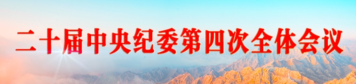 二十届中央纪委四次全会